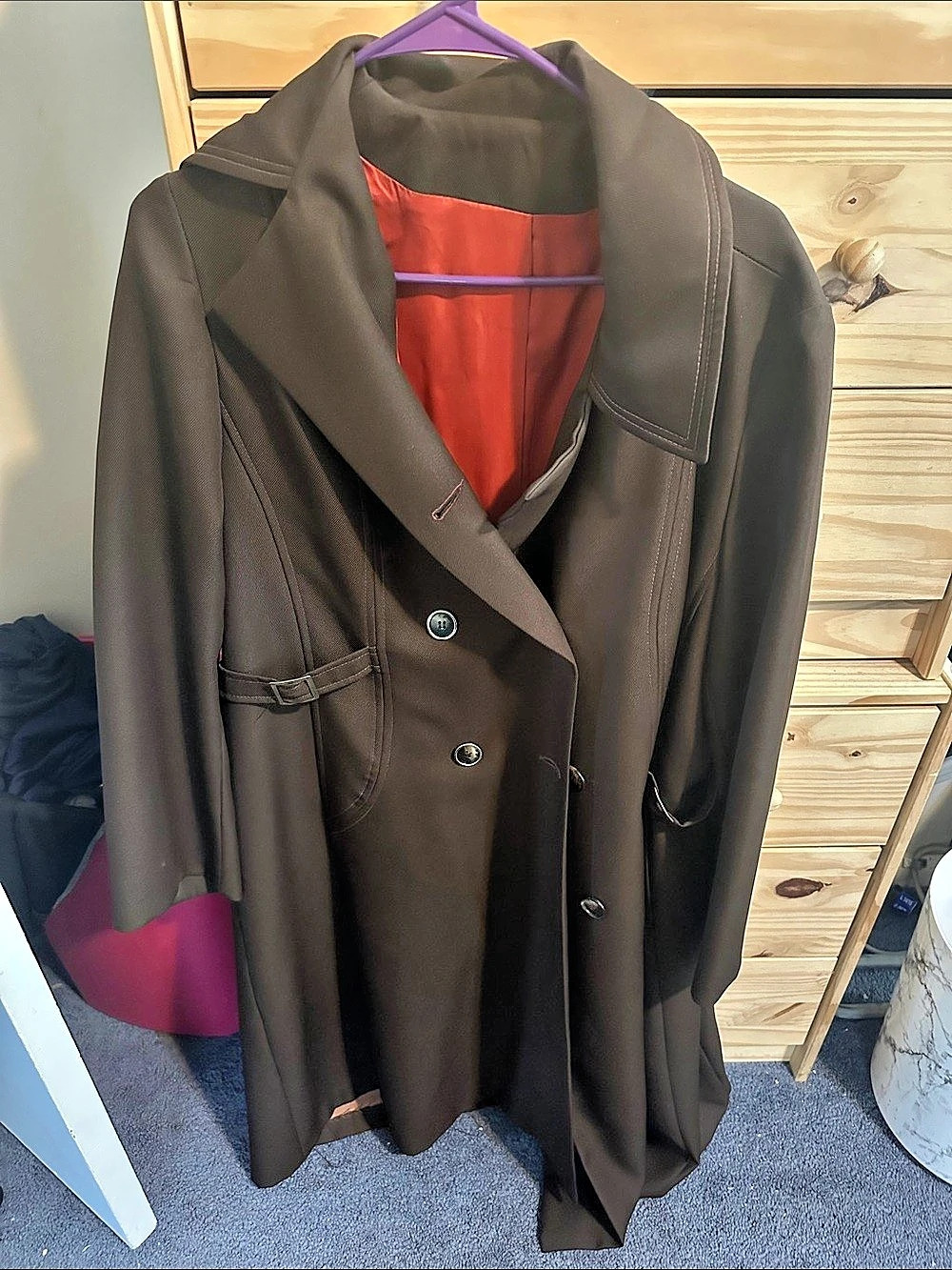 London Fog Women's Brown Trench Coat
